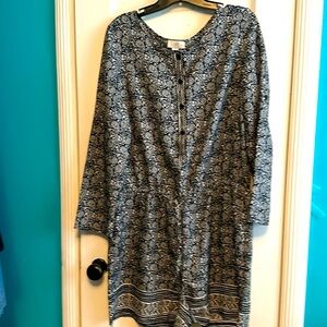 Loft Blue Paisley Romper